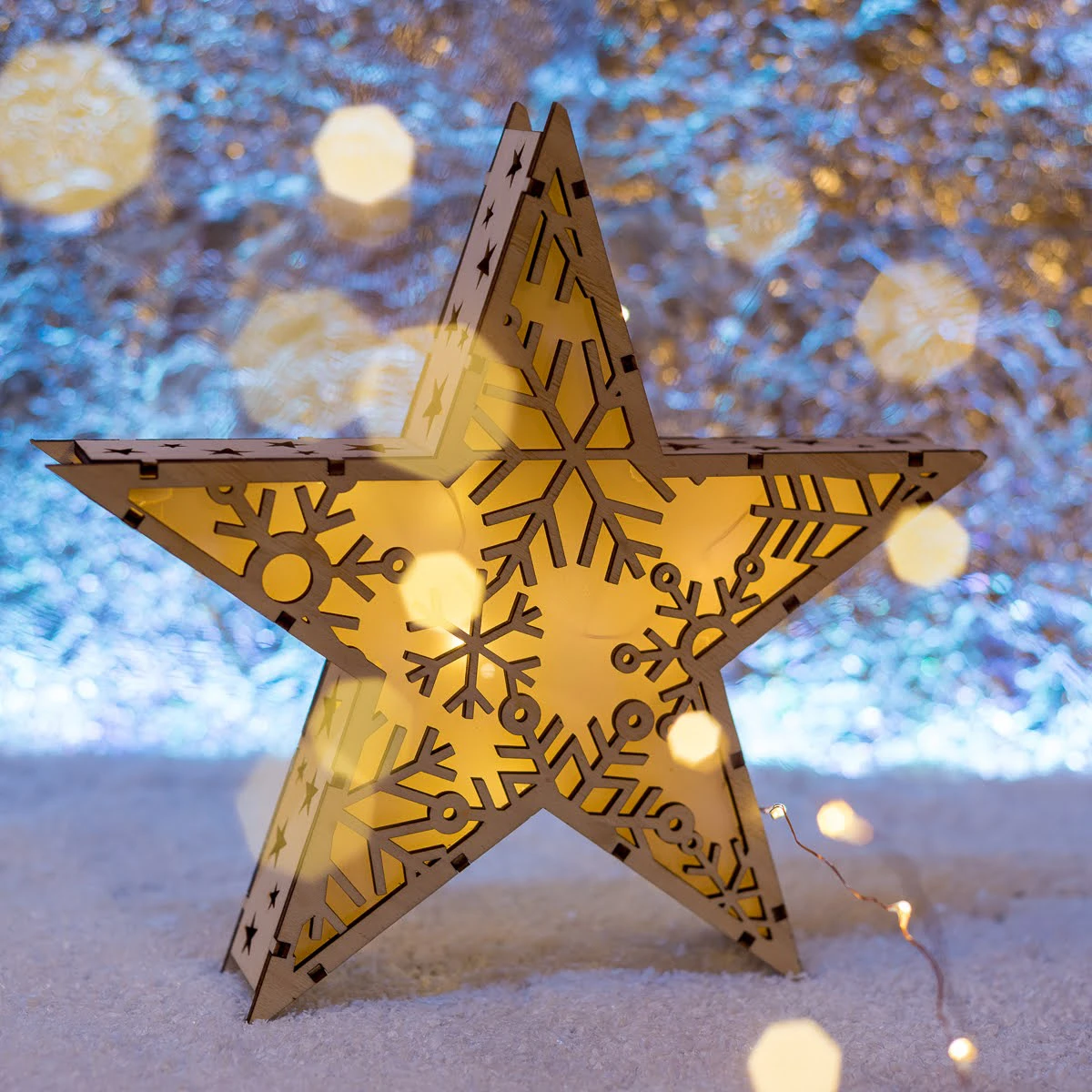 Lampada Luminosa Stella Di Natale Decorativa A Led 30 Cm (1)