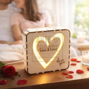 Lampada Personalizzata Idea Regalo Coppia Anniversario 1