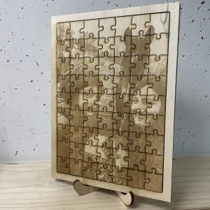 Foto puzzle in legno personalizzato - Formato fotografia 15 x 21 cm