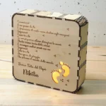 Lampada Quadrata Con Dedica Personalizzata 18 Cm (1) Lampada Quadrata Con Dedica Personalizzata 18 Cm (1)