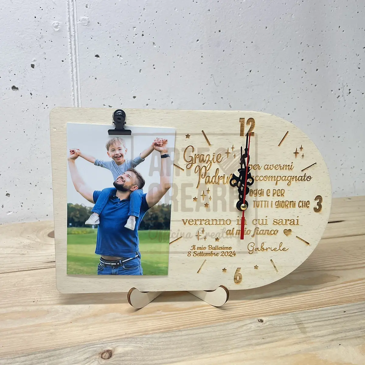 Orologio Da Scrivania O Da Parete Bomboniera Artecreare