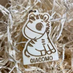 Portachiavi Animaletti In Legno Per Bambini – Zaino Scuola Asilo Gite 6 Cm Circa Portachiavi Animaletti In Legno Per Bambini – Zaino Scuola Asilo Gite 6 Cm Circa