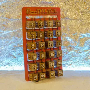 Calendario Dell'avvento Di Natale Con Cassettine In Legno Personalizzato (2)