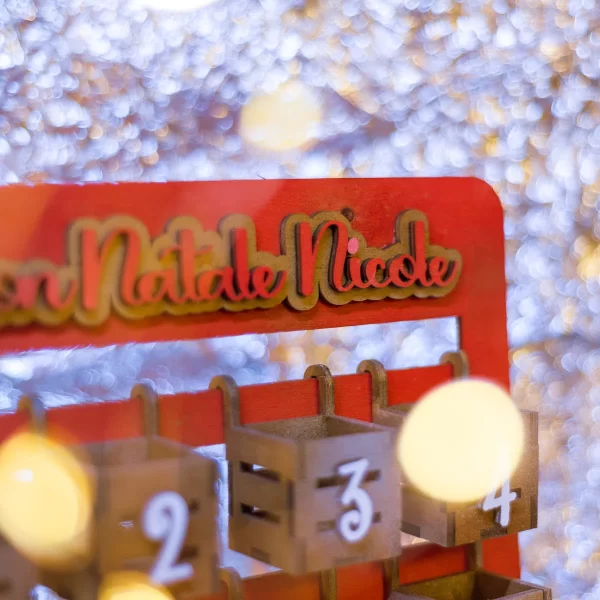 Calendario Dell'avvento Di Natale Con Cassettine In Legno Personalizzato (3)