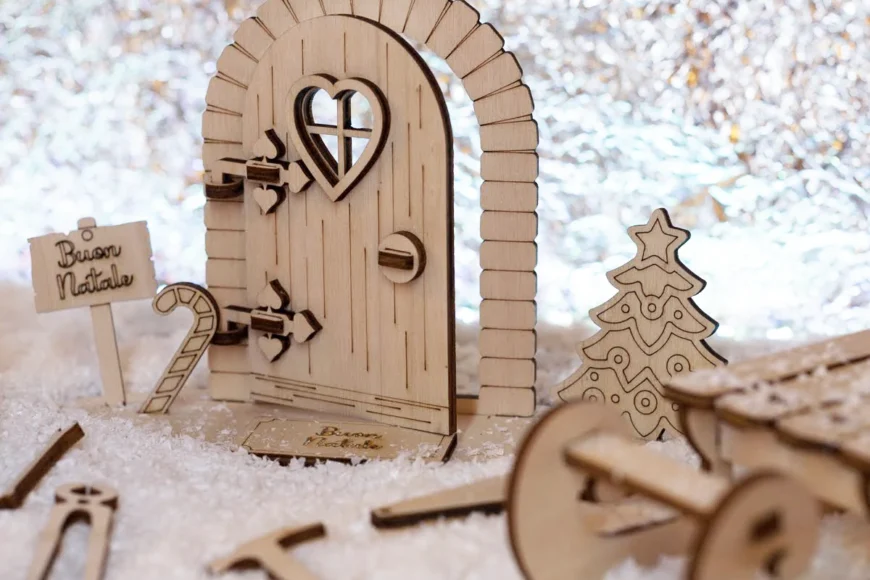 La Porta dell’Elfo di Babbo Natale: Un’Idea Magica per Aspettare il Natale