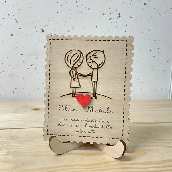 Targa Coppia Di Innamorati – San Valentino – Love