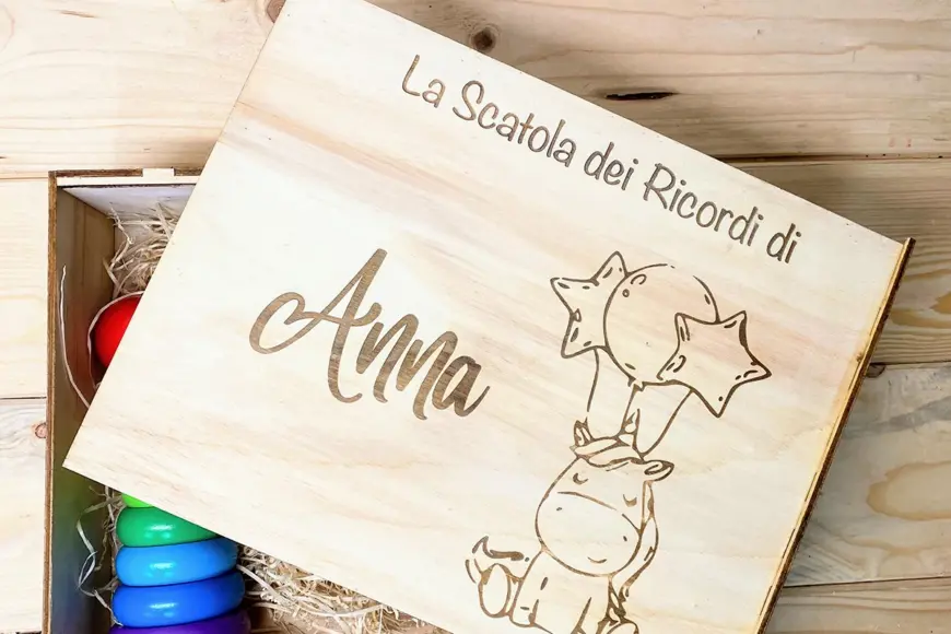 Scatola dei Ricordi per Bambini: 1 Regalo Perfetto, Unico e Personalizzato