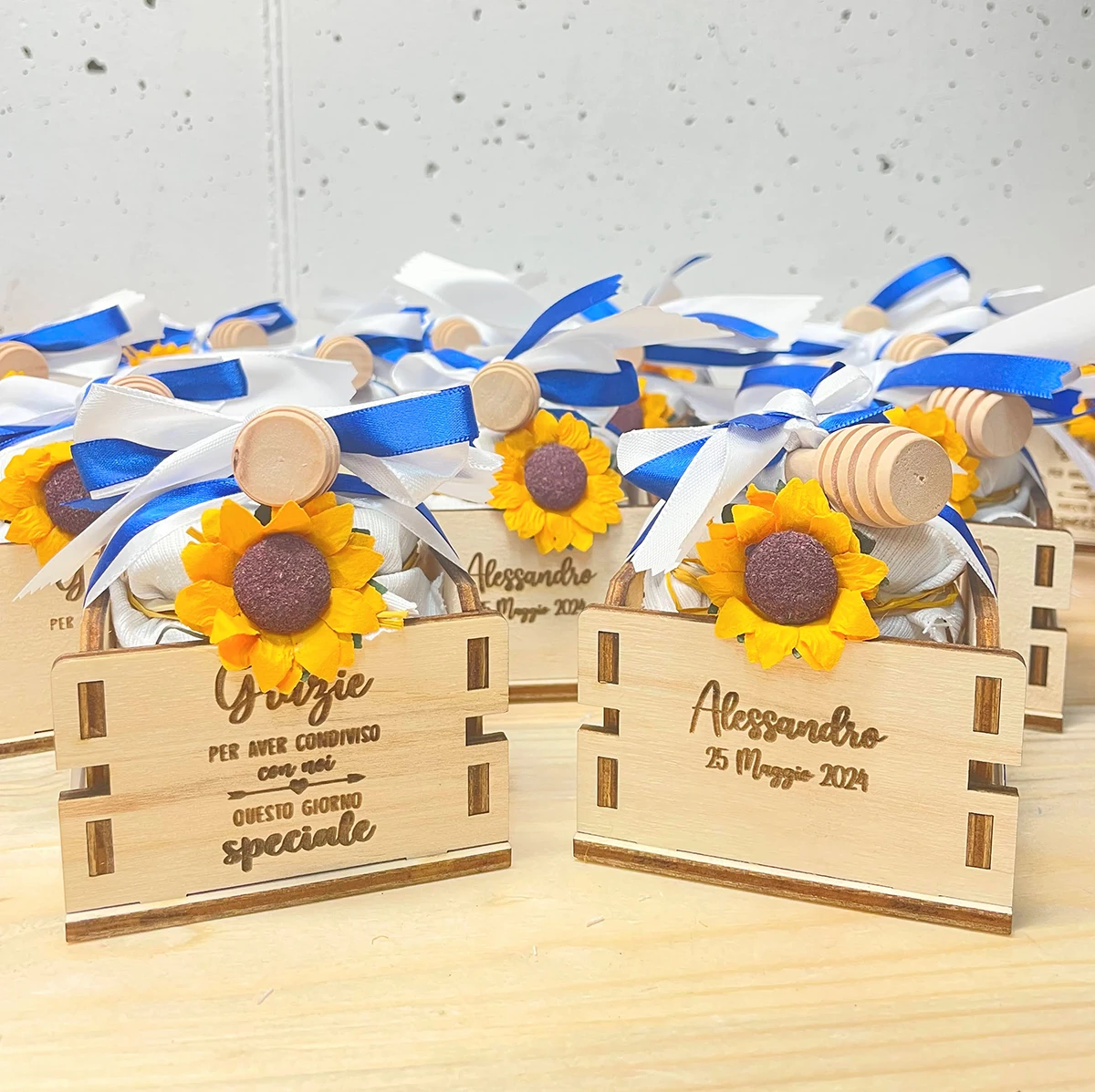 Cassetta Miele Con Frase Personalizzata Bomboniera (2)