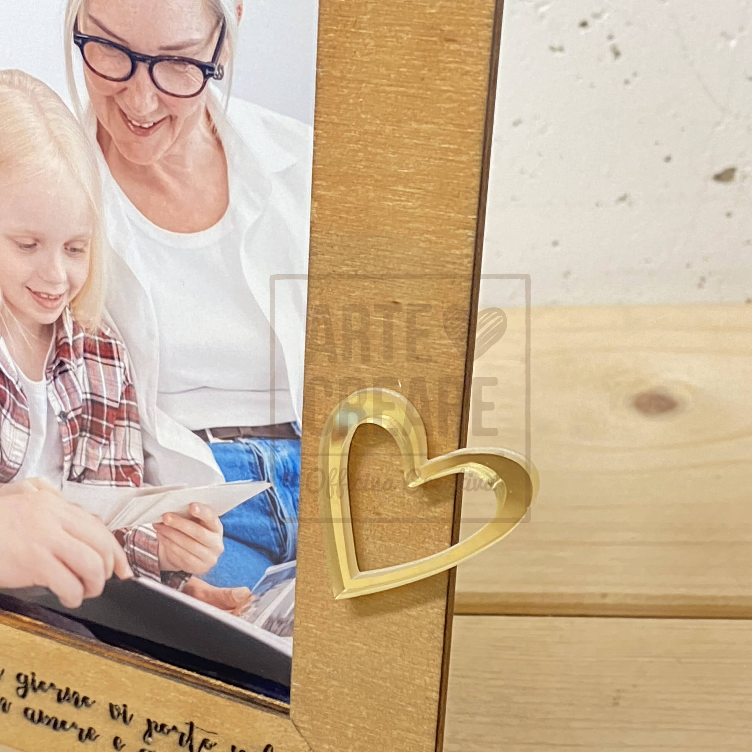Cornice Con Dettagli In Plexiglass Per Nonno : Nonna : Nonni 1