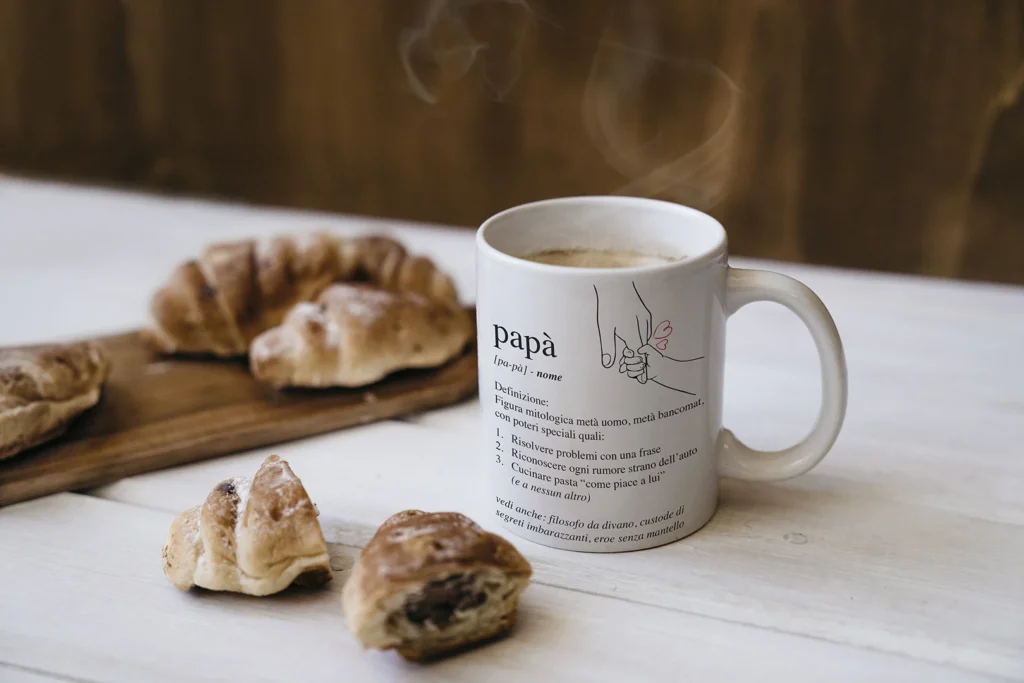 Regalo Festa del Papà: una lettera speciale e 10 idee regalo per il papà dei tuoi figli 1 Festa Papa Idea Regalo Tazza Definizione Papa