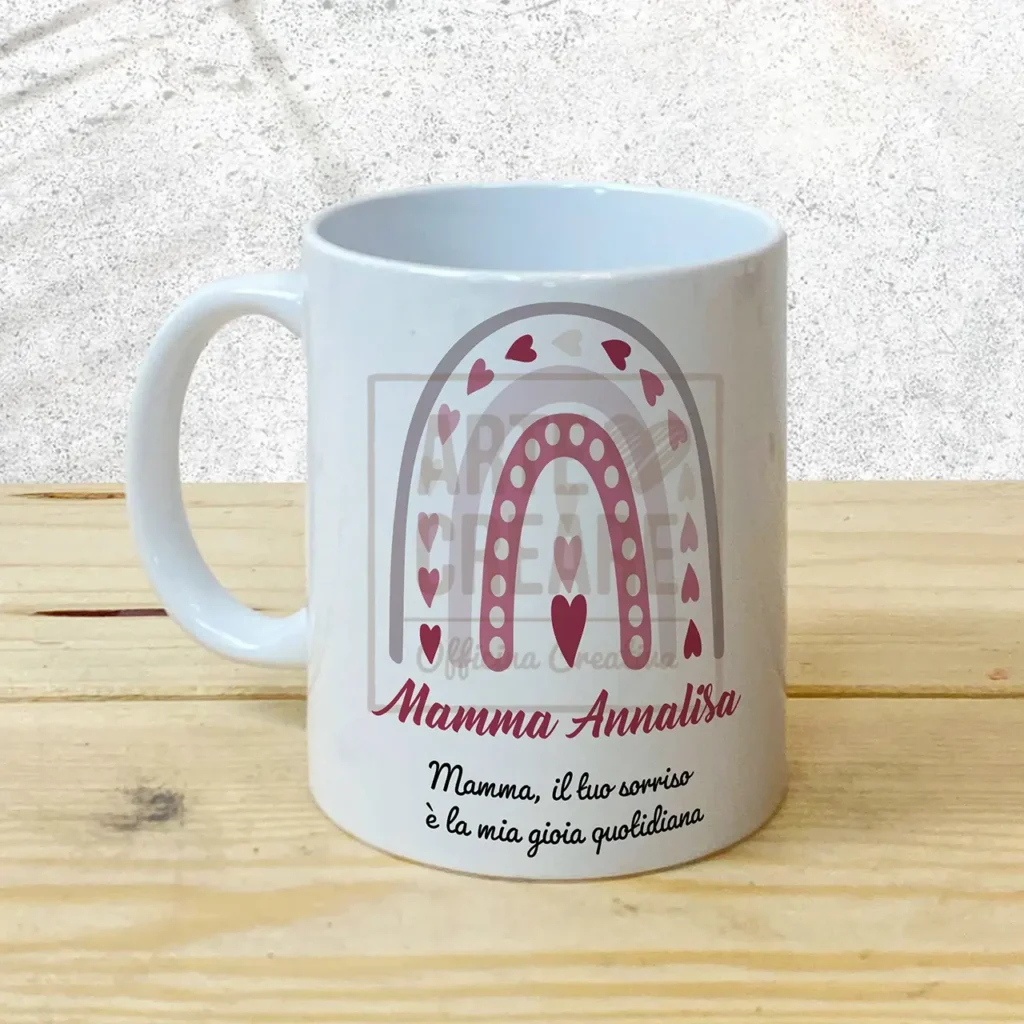 Tazza personalizzata con dedica per la Festa della Mamma