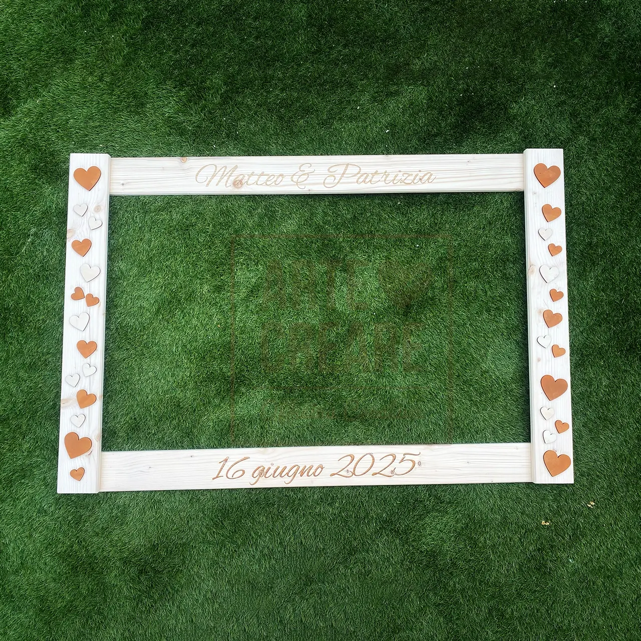 Cornice Legno Selfie Matrimonio Photo Booth 10