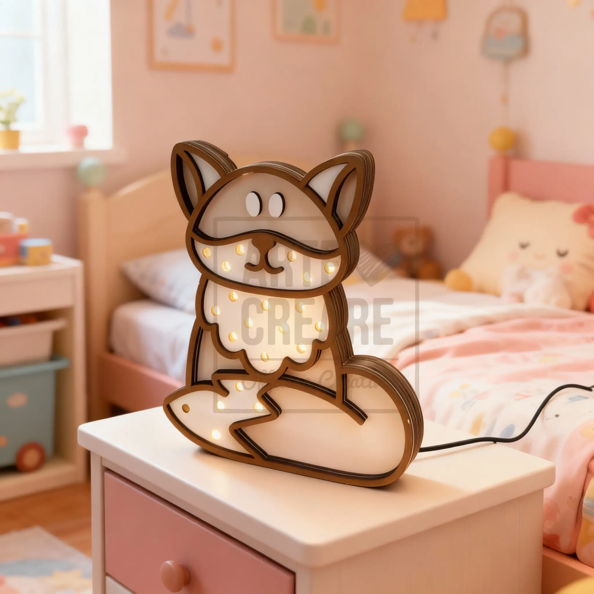 Lampada Cameretta Led Volpe