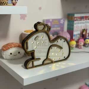 Lampada kawaii Capibara LED per bambini