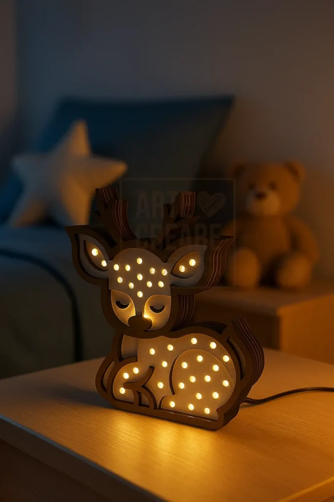 Luce notturna per bambini: guida completa per scegliere quella giusta 13 Lampada Led Cerbiatto Kawaii