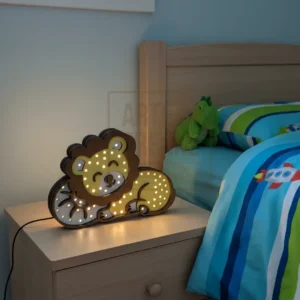 Lampada notte leoncino cameretta