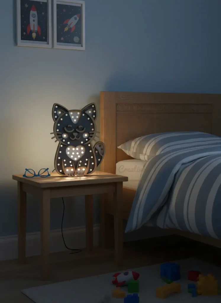 Luce notturna per bambini: guida completa per scegliere quella giusta 11 Luce Notturna Led Gattino Per Cameretta Bambini