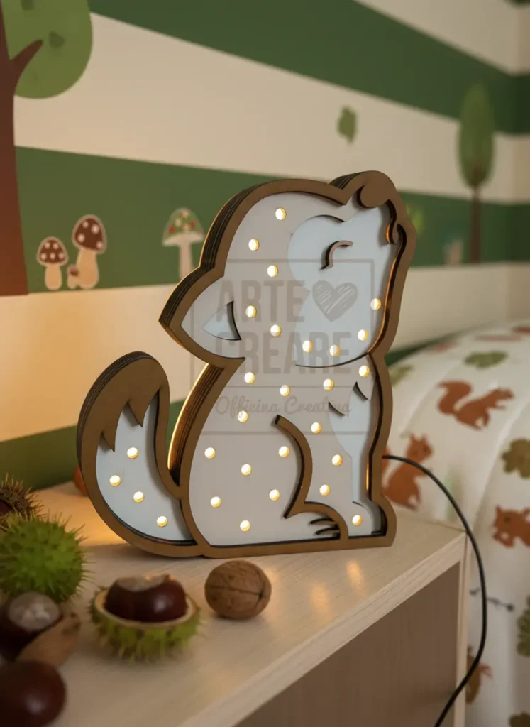 Luce notturna per bambini: guida completa per scegliere quella giusta 5 Luce Notturna Lupetto Kawaii