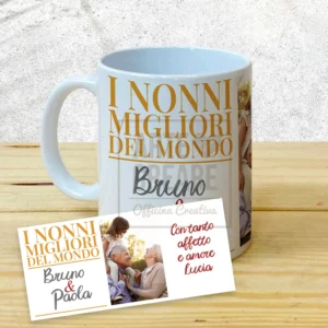 Tazza Nonni Migliori Del Mondo Foto+frase